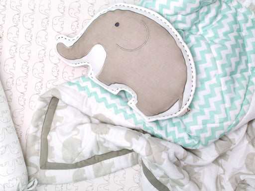 Buy Kids Pillows/ Cushions/ Bolsters - Organic Shape Cushion - Elephant Parade by Masilo on IKIRU online store