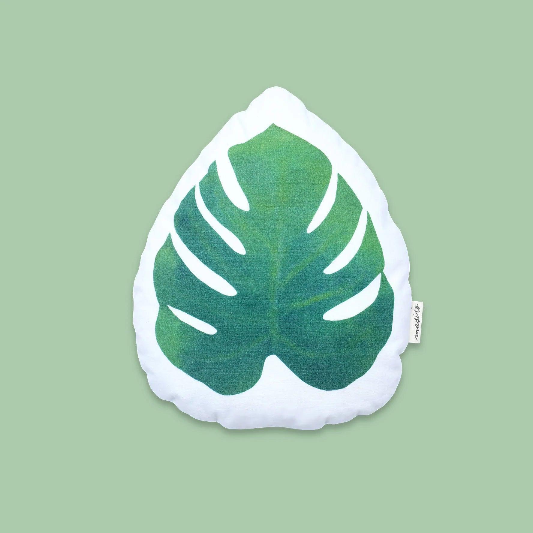 Buy Kids Pillows/ Cushions/ Bolsters - Organic Shape Organic Cushion - Tropical Leaf by Masilo on IKIRU online store
