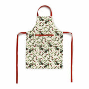 Buy Kitchen Apron - Stylish Cotton Apron For Kitchen- Leaf and Cherry Motifs Printed by Home4U on IKIRU online store