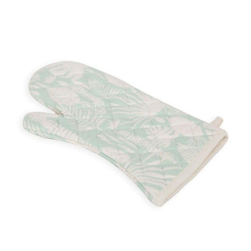 Buy Kitchen Gloves - Cotton Oven Glove | Floral Printed Oven Glove Green & White by Home4U on IKIRU online store