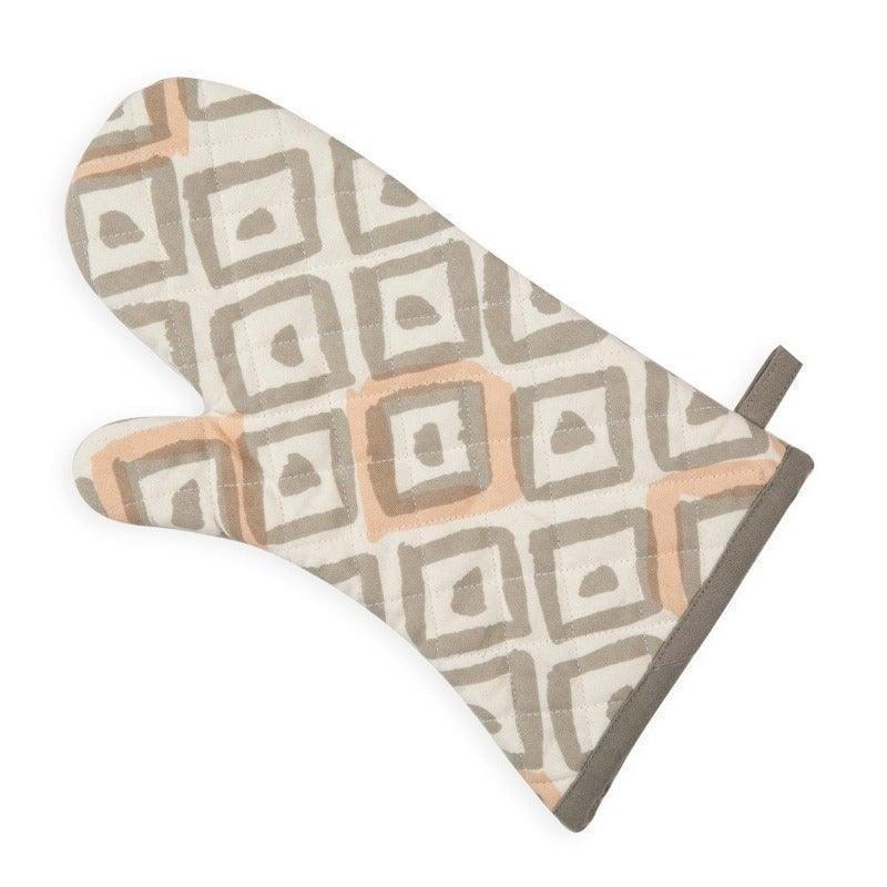 Buy Kitchen Gloves - Taimi Soft Cotton Printed Oven Gloves Multicolor by Home4U on IKIRU online store