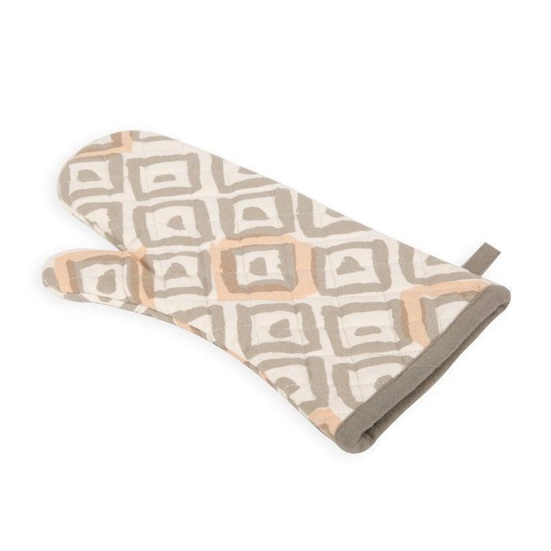 Buy Kitchen Gloves - Taimi Soft Cotton Printed Oven Gloves Multicolor by Home4U on IKIRU online store