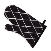 Buy Kitchen Gloves - Trapunta Cotton Black And White Oven Gloves | Kitchen Essentials by Home4U on IKIRU online store