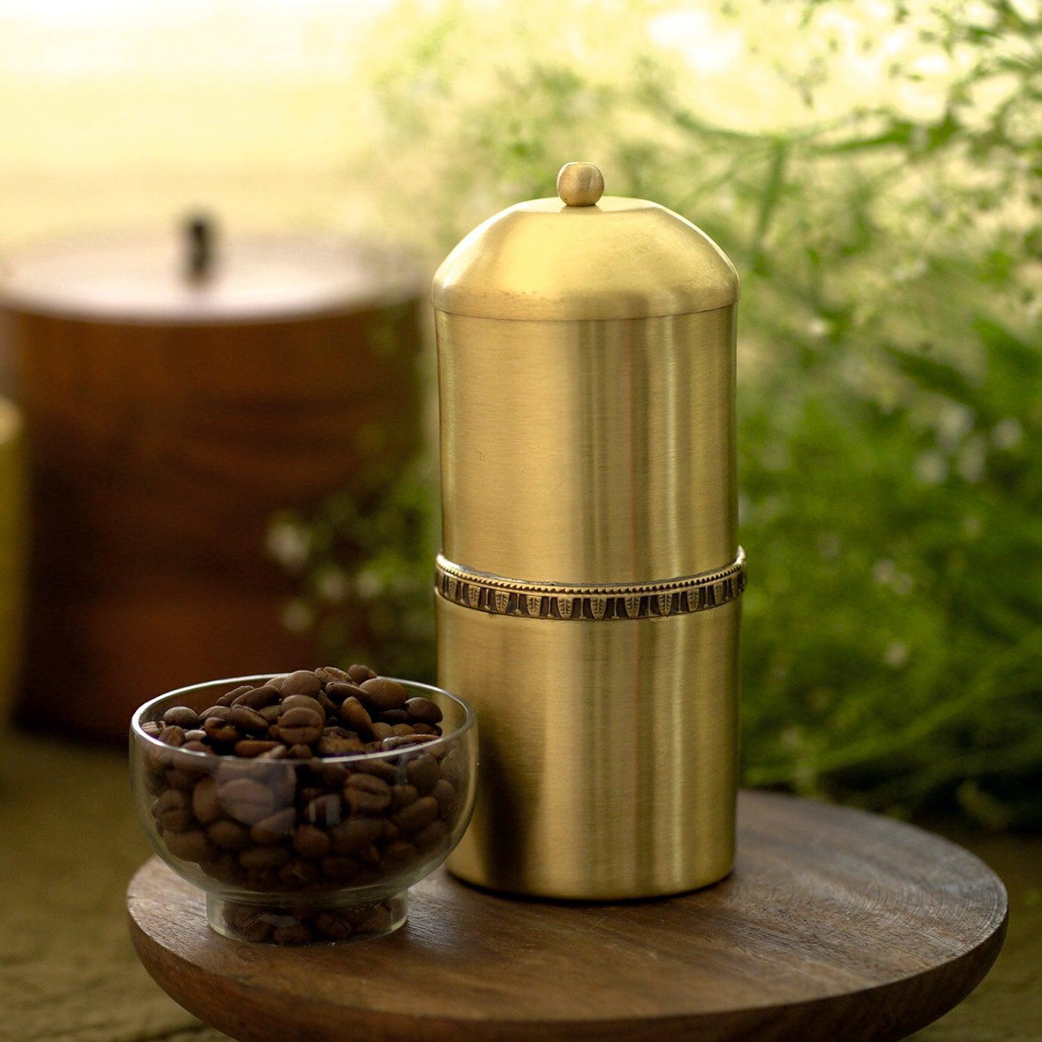 Buy Kitchen Utilities - Bhor Brass Kumbakonam Degree Filter Coffee Maker For Home & Office by Courtyard on IKIRU online store