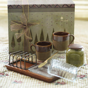 Buy Kitchen Utilities - Glass Bhor Breakfast Gift Hamper Box Set Of 5 For kitchenware And Gifting by Courtyard on IKIRU online store