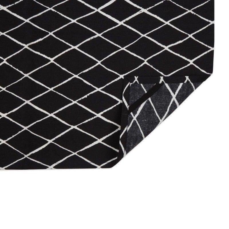 Buy Kitchen Utilities - Trapunta Cotton Black And White Kitchen Towel | Kitchen Essentials by Home4U on IKIRU online store