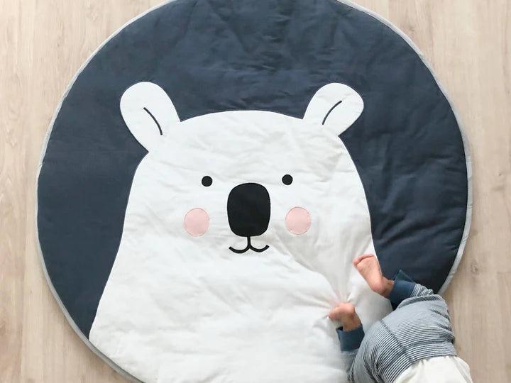 Buy Learning and Play - Indoor/outdoor Quilted Playmat Polar Bear for Kids | Quilted Floor Mat by Masilo on IKIRU online store