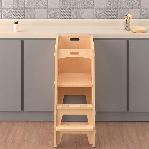 Buy Learning and Play - Yellow Lychee Toddlers Kitchen Learning Tower | Kids Play Step Stool by X&Y on IKIRU online store