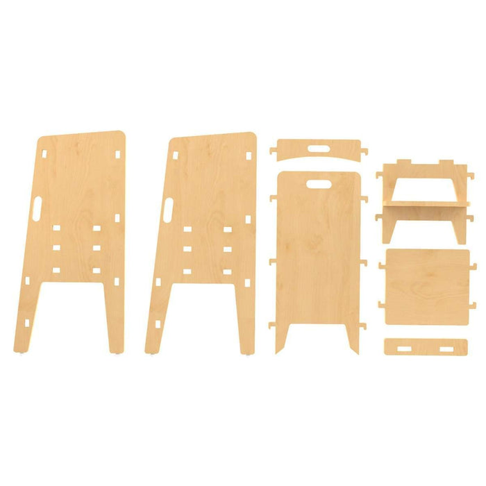 Buy Learning and Play - Yellow Lychee Toddlers Kitchen Learning Tower | Kids Play Step Stool by X&Y on IKIRU online store