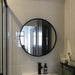 Buy Mirrors - Black Bordered Minimalist Round Wall Mirror | 33 Inches Decorative Mirror by Handicrafts Town on IKIRU online store