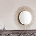 Buy Mirrors - Marina Decorative Gold Finish Iron Round Wall Mirror For Home & Bedroom by Orange Tree on IKIRU online store