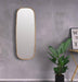 Buy Mirrors - Mira Squircle Large Wall Mirror | Rectangular Natural Bamboo Mirror For Home Decor by Mianzi on IKIRU online store