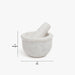Buy Mortar & Pestle - White Marble Mortar And Pestle Set For Kitchen And Home by Casa decor on IKIRU online store