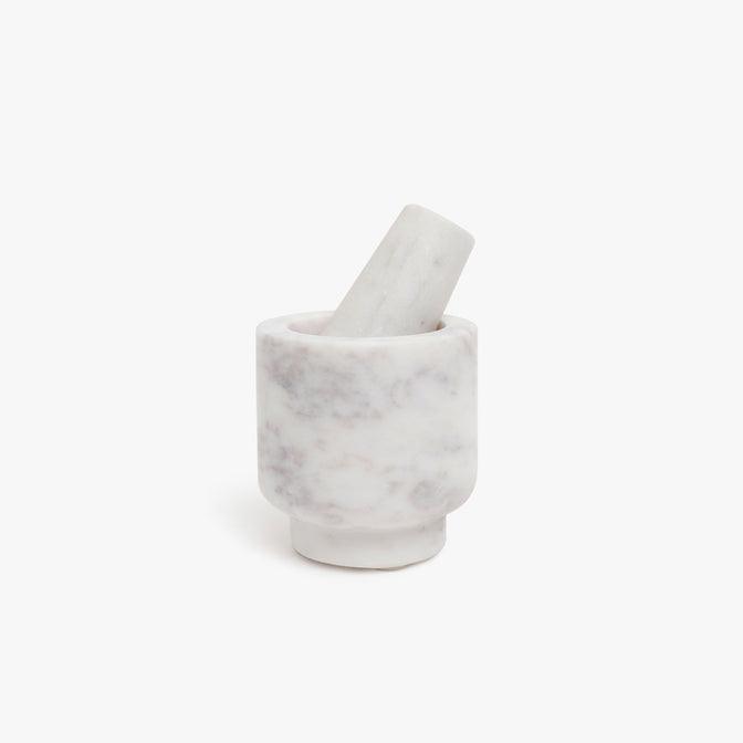 Buy Mortar & Pestle - White Marble Mortar and Pestle Set For Kitchenware And Home Utilities by Casa decor on IKIRU online store