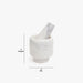 Buy Mortar & Pestle - White Marble Mortar & Pestle Set For Spices And Masala by Casa decor on IKIRU online store