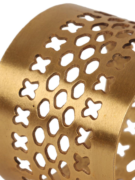 Buy Napkin Rings - Gold Etching Napkin Ring - Set of 6 by Amaya Decors on IKIRU online store