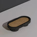 Buy Office Decor Selective Edition - Podium Bamboo & Cork Oval Tray | Black Platter For Home & Kitchen by Mianzi on IKIRU online store