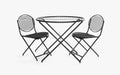 Buy Outdoor Furniture - Patio Metal Round Folding Table Set With 2 Chairs For Balcony & Dining by Orange Tree on IKIRU online store