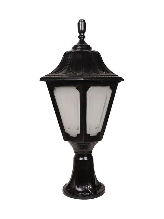 Buy Outdoor Lights - Black Cast Aluminum Palatial Outdoor Gate Light Lamp For Home Decor by Fos Lighting on IKIRU online store