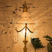 Buy Outdoor Lights - Emperor Cut Glass & Brass Post Lamp Light | Outdoor Gate Light by Fos Lighting on IKIRU online store