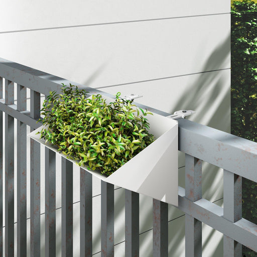 Buy Planter - Kavale Metal Railing Adjustable Pots & Planter For Balcony Decor by Restory on IKIRU online store