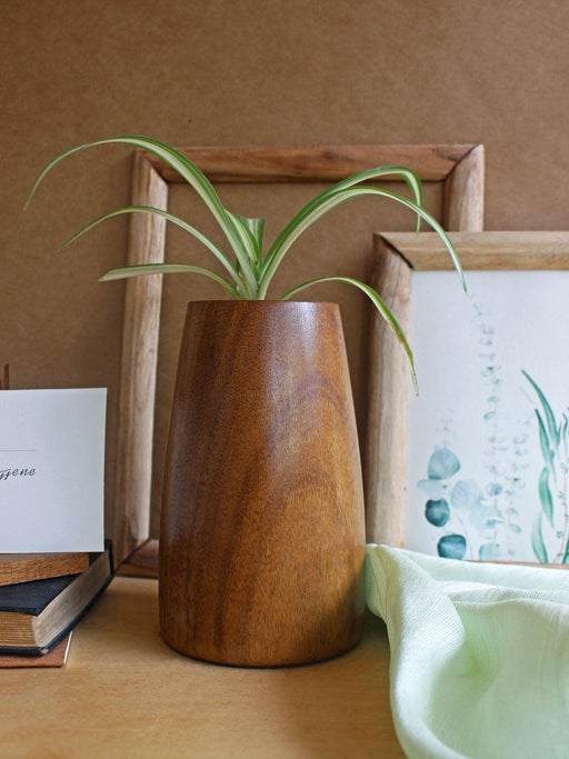 Buy Planter - Wooden Tall Planter for Indoors Plants for Living Room Decoration by Studio Indigene on IKIRU online store