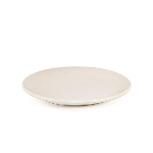 Buy Plates - Mizo Side Plate Ribbed Cream by Home4U on IKIRU online store