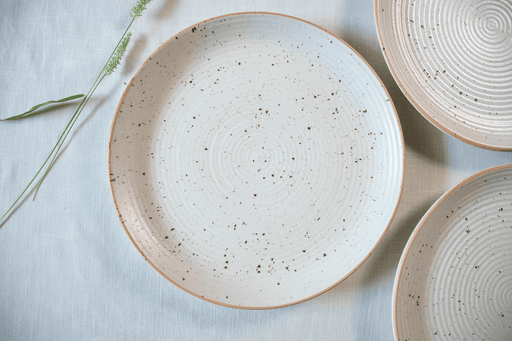 Buy Plates - Rann Round Off White Dinner Plate Set Of 2 For Home & Restaurant | Stylish Gifting Plates by The Table Fable on IKIRU online store