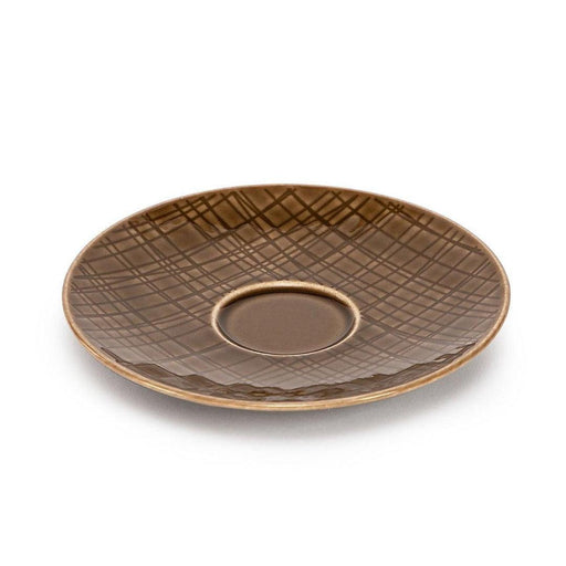 Buy Plates - Stylish Printed Espresso Saucer | Walnut Brown Color Plate by Home4U on IKIRU online store