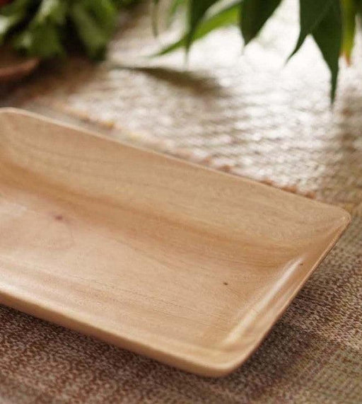 Buy Platter - Agaja Acacia Wood Kebab Platter | Stylish Serving Plate For Home & Restaurant by Courtyard on IKIRU online store