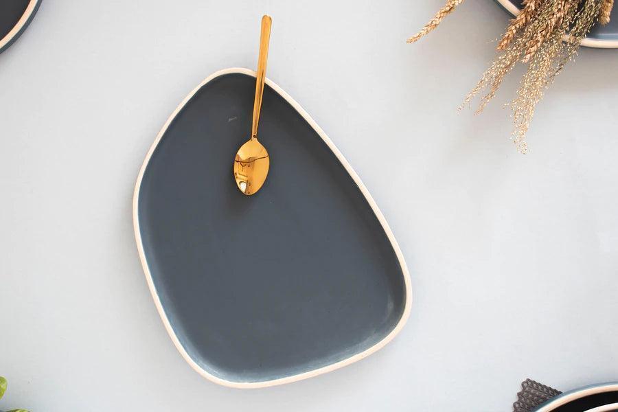Buy Platter - Berlin Blue Serving Platter by The Table Fable on IKIRU online store