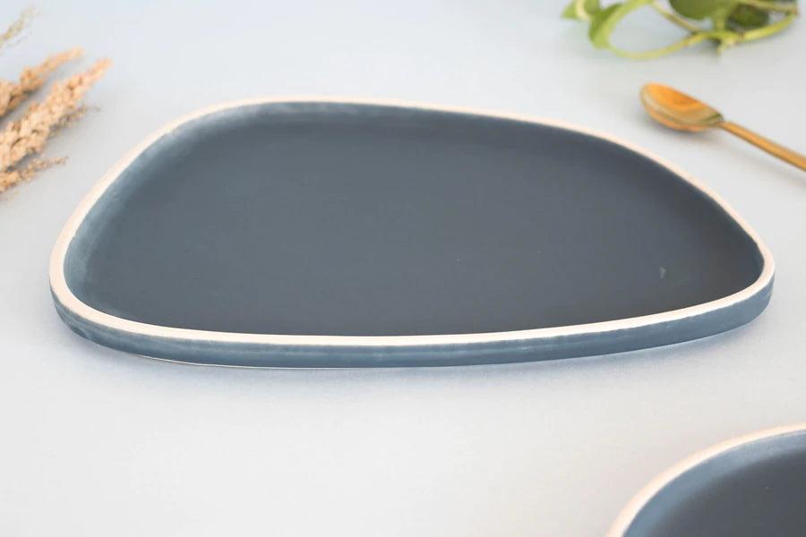 Buy Platter - Berlin Blue Serving Platter by The Table Fable on IKIRU online store