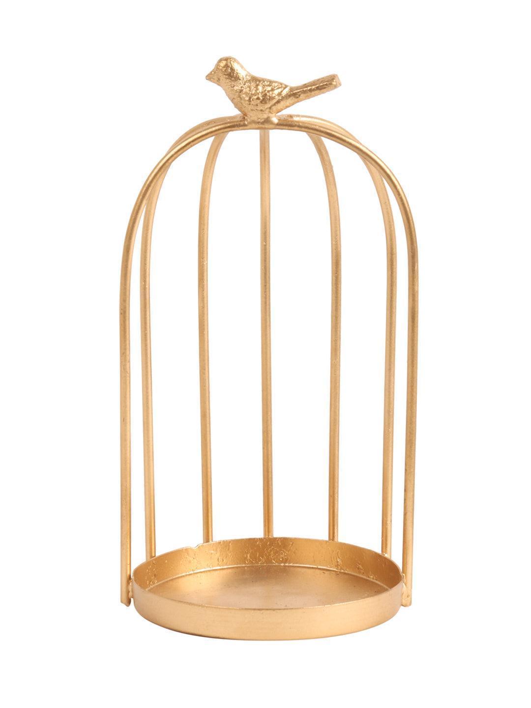 Buy Platter - Bird Cage Grey Ceramic Serving Platter | Decorative Showpiece For Home by Amaya Decors on IKIRU online store