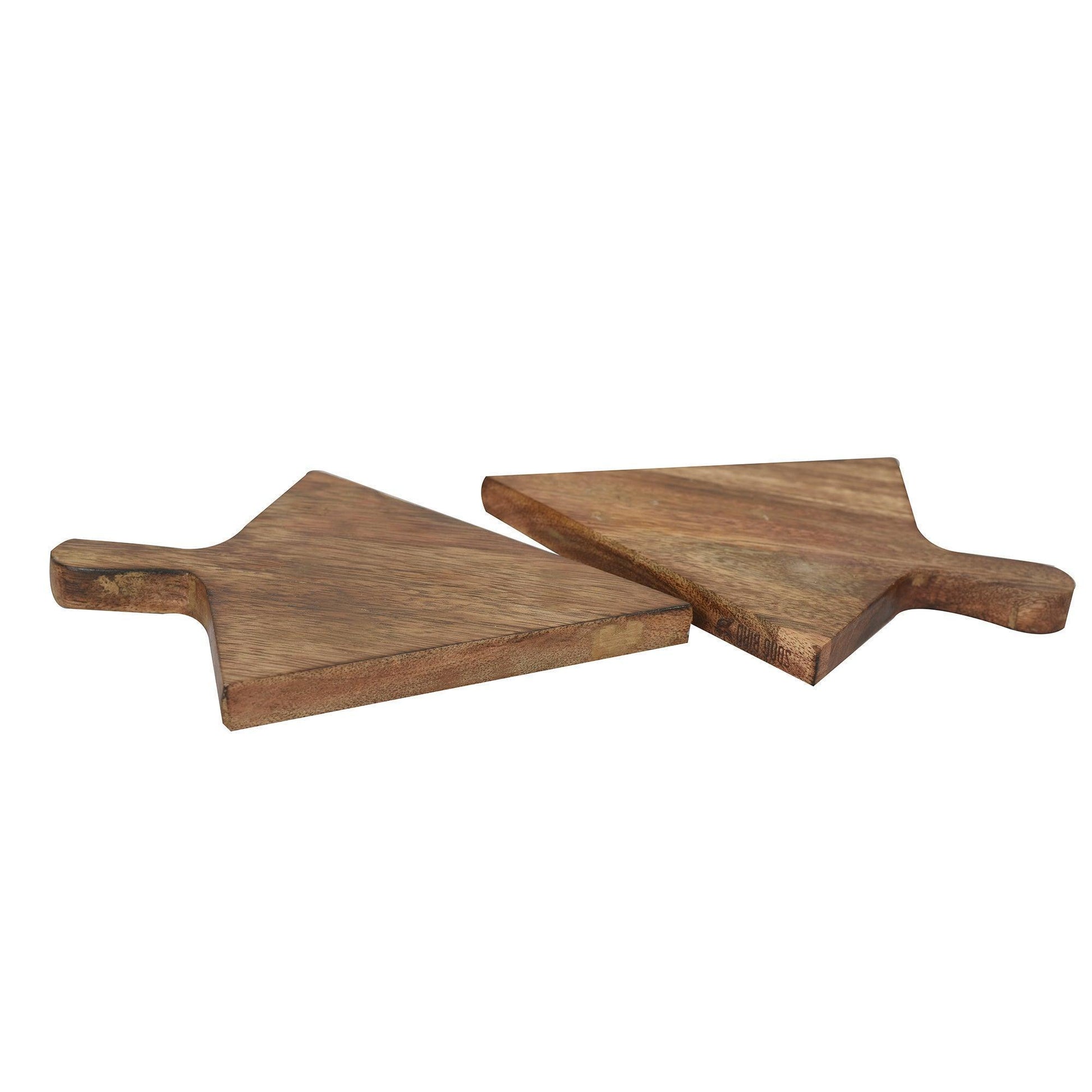 Buy Platter - Pizza Slice Shaped Wooden Serving Platter Set of 2 For Kitchen & Serveware by Manor House on IKIRU online store