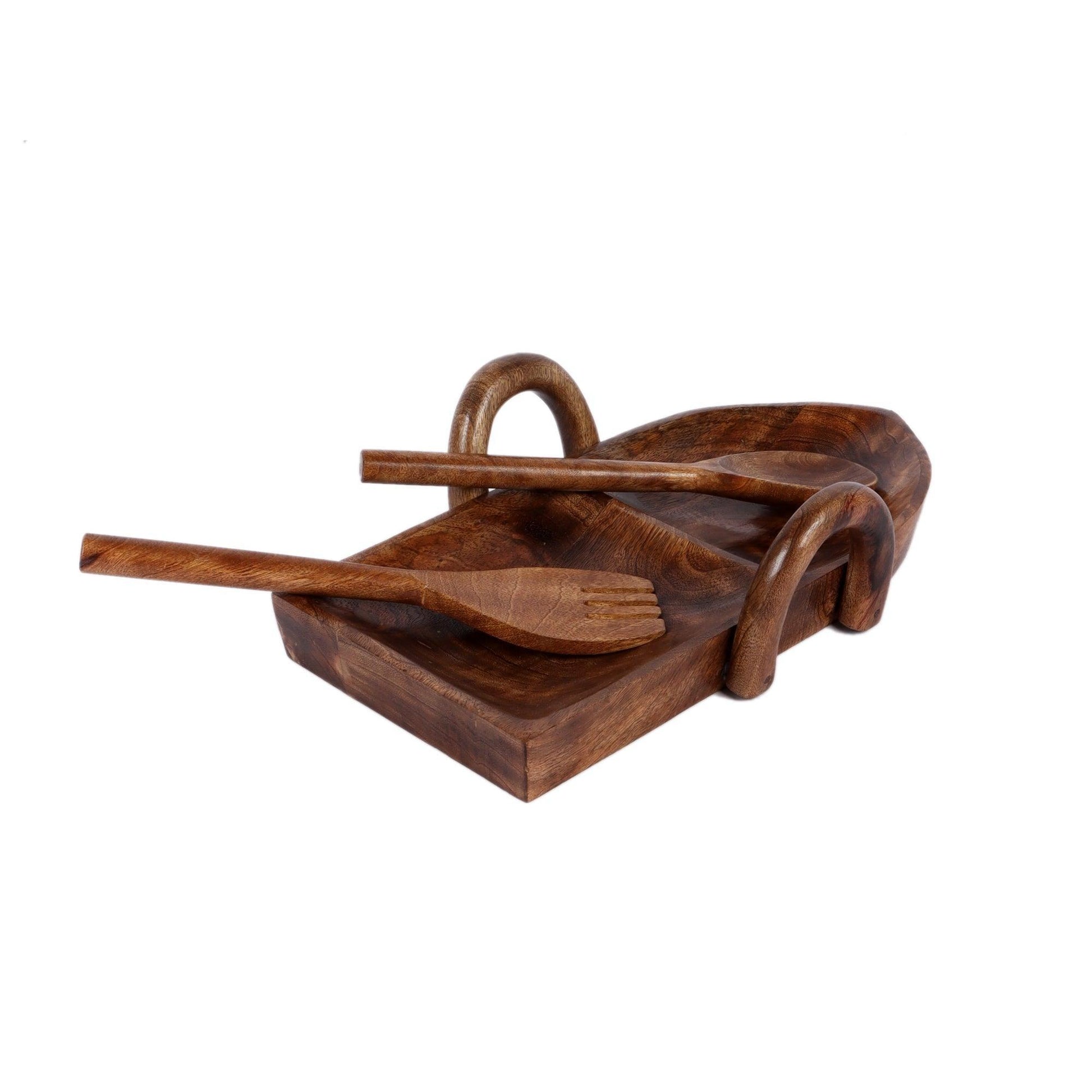 Buy Platter - Wooden Boat Shape Serving Platters Pack Of 9 | Modern Serveware Set by Amaya Decors on IKIRU online store