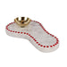 Buy Puja Essentials - Charan Paduka Marble Agarbatti & Diya Stand Set | Goddess Feet Incense Holder by Amaya Decors on IKIRU online store