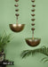 Buy Puja Essentials - Decorative Hanging Lobaan Urli Set Of 2 | Dhoop Daan With Chain by Amaya Decors on IKIRU online store