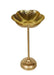 Buy Puja Essentials - Golden Flower Foil Detachable Tealight Candle Holder With Stand by Amaya Decors on IKIRU online store