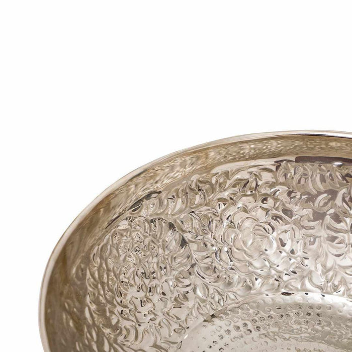 Buy Puja Essentials - Rouhi Silver Brass Urli For Decor | Decorative Bowl For Table by Home4U on IKIRU online store