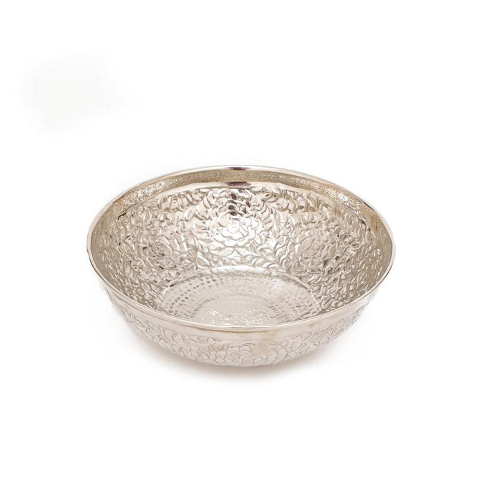 Buy Puja Essentials - Rouhi Silver Urli by Home4U on IKIRU online store