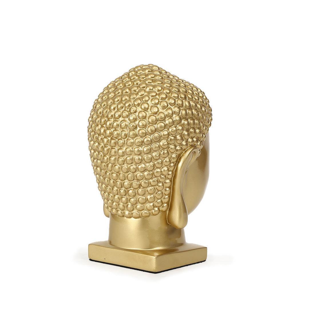 Buy Religious Idols - Decorative Golden Buddha Head | Showpiece for Table by Home4U on IKIRU online store