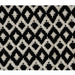 Buy Rugs - Black and White Rectangular Diamond Woven Rug | Cotton Floor Mat For Living Room Bedroom & Home by Sashaa World on IKIRU online store