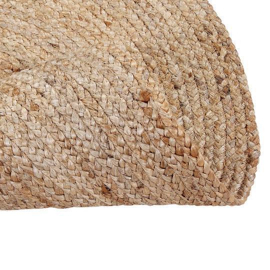 Buy Rugs - Natural Braided Jute Round Rug | Floor Mat For Living Room and Home by Sashaa World on IKIRU online store