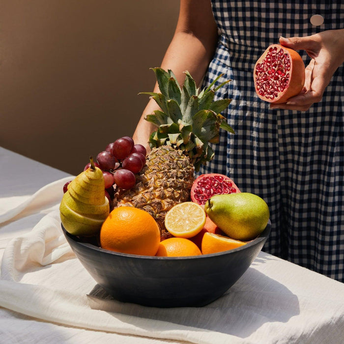 Buy Serving Bowl - Acacia Wood Fruits & Salad Serving Bowl by Muun Home on IKIRU online store