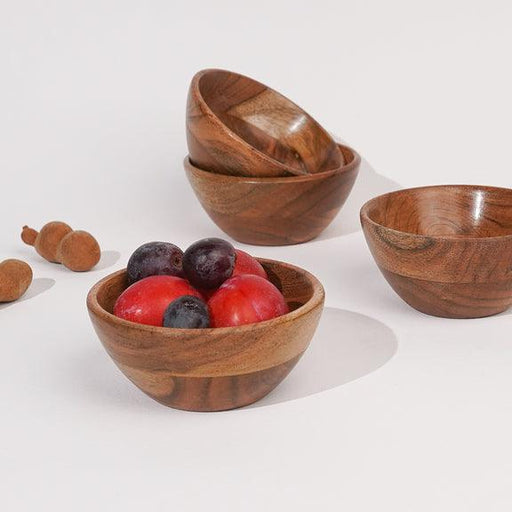 Buy Serving Bowl - Decorative Wooden Serving Bowl Fruits Salads For Table Decor by Casa decor on IKIRU online store