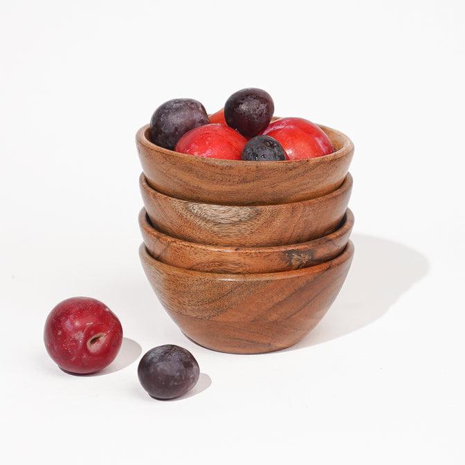Buy Serving Bowl - Decorative Wooden Serving Bowl Fruits Salads For Table Decor by Casa decor on IKIRU online store