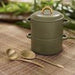 Buy Serving Bowl - Dogri 2 Tier Ceramic Serving Casserole with Brass Ladles by Courtyard on IKIRU online store