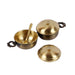 Buy Serving Bowl - Rangoli Brass Chutney Pickle Serving Bowl With Spoon | Mouth Freshners Container For Dining Table by Courtyard on IKIRU online store