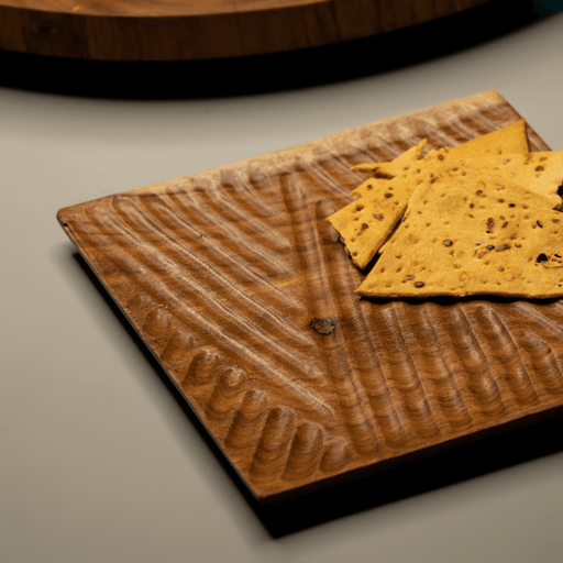 Buy Serving Trays - Tashtari Sheesham Wood Snack Serving Platter by Mirai Woods on IKIRU online store