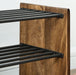 Buy Shoe Rack - Wood & Black Metal Shoe Rack | Open Shoe Rack For Home by The home dekor on IKIRU online store
